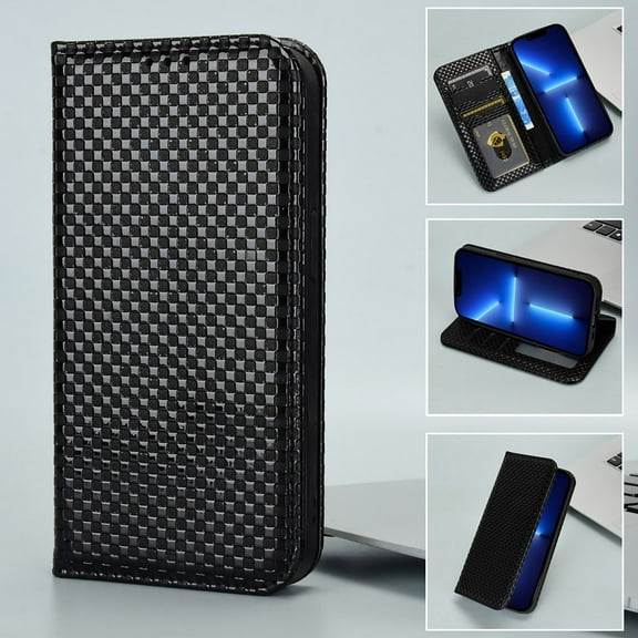 TECH CIRCLE Samsung Galaxy S21 Case With S Pen Holder,PU Leather Folding Phone Cover for Men Women Magnetic Flip Kickstand Shockproof Cover for Samsung Galaxy S21 5G 6.2 inch,Black