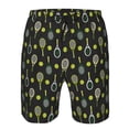 thumbnail image 3 of Logiee Tennis Rackets Print Mens Swim Trunks Quick Dry Board Shorts,Breathable Hawaii Beach Shorts Swimwear Bathing Suits-Medium, 3 of 6