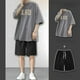 thumbnail image 2 of Conjuntos de camiseta y pantalones cortos para hombre, chándal deportivo con alfabeto, básico, original, de las mejores marcas, ropa de moda elegante para hombre, novedad, chándal genial Xl, 2 of 4