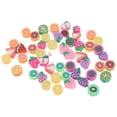 thumbnail image 3 of 50 Perles Rondes Assorties en Argile Polymère Charme Friut Embellissement Bijoux Faisant, 3 of 7