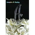 thumbnail image 2 of Silver Rhinestone Monogram Wedding Cake Topper Top Letter Initial"L", 2 of 3