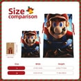thumbnail image 3 of Saiise Mario Print Christmas Drawstring Bags Xmas Bags Linen Treat Bags for Christmas Party Favor, 3 of 8