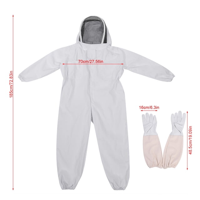 Beekeeping Suit, With Zipper With 3 Pockets Soft And Breathable Beekeeping For Commercial For Apiary