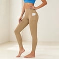thumbnail image 5 of Dzrciro Yoga Pants Women, High Waist Tummy Control Leggings with Side Pockets, Comfort Fitness Running Workout Pants S-2XL, 5 of 10