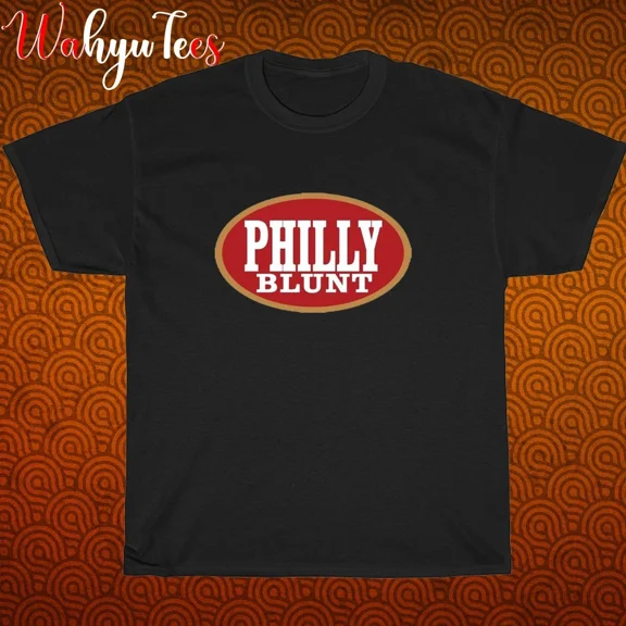 Philly Blunt Logo Black/Grey/Navy/White Size S-5XL Unisex T-Shirt