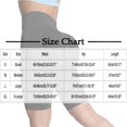 thumbnail image 3 of hoksml Women's Seamless Athletic Shorts 7 inch Bike Shorts Solid Color High Waist Hip Lifting Exercise Yoga Five Part Pants Workout Gym Running Tummy Control Shorts Summer Clearance, 3 of 9