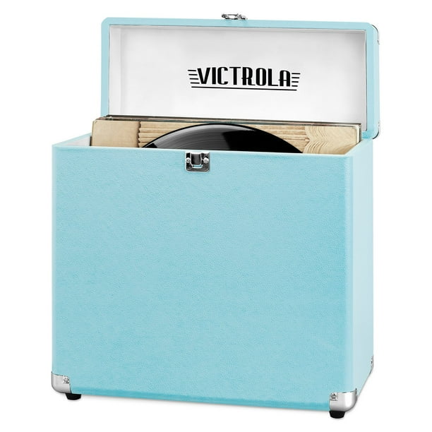 Estuche de almacenamiento de discos Victrola Collector con capacidad para más de 30 vinilos