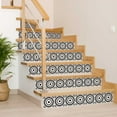 thumbnail image 4 of Mi Alma Circle Black White Tile Stickers - Removable Vinyl 4x4, 24 pcs, 4 of 12