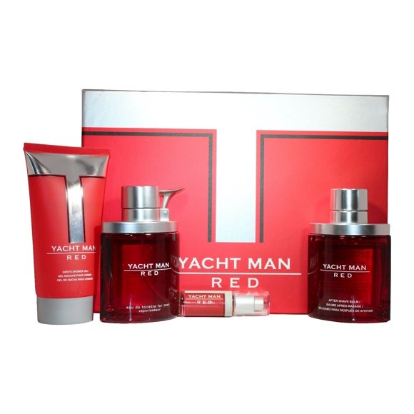 Yachtman Red 4 pc Gift Set-100ML