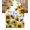 Yellow White, variant on Sunflower Bee Table Runner 36 Inches, Black Buffalo Plaid Botanical Leaf Floral Bed Runner Dresser Scarves Tabletop for Indoor Outdoor Parties/Ceremony/Banquet, 13"x 36"