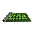 thumbnail image 2 of Ahgly Company Indoor Rectangle Abstract Green Modern Area Rugs, 2' x 4', 2 of 4