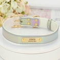 thumbnail image 4 of Beirui Soft PU Leather Dog Collar Personalised Name Tag with Alloy Buckle, 4 of 14