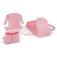 thumbnail image 5 of Badger Basket On-the-Go Set with Doll Booster Seat, Travel Bed & Carrier for 18 inch Dolls - Pink, 5 of 10