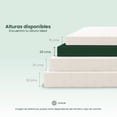 thumbnail image 3 of Colchón en Caja Individual Zinus de Memory Foam 20 cm Air Flow Sueño Fresco para todas las edades., 3 of 7