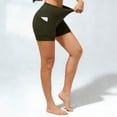 thumbnail image 7 of Pluz Size Pockets Women's Stretchy Yoga Shorts High Waisted 3 Inch Biker Shorts Soft Comfy Wear for 2026 Summer Exercise and Daily Wear, 7 of 7