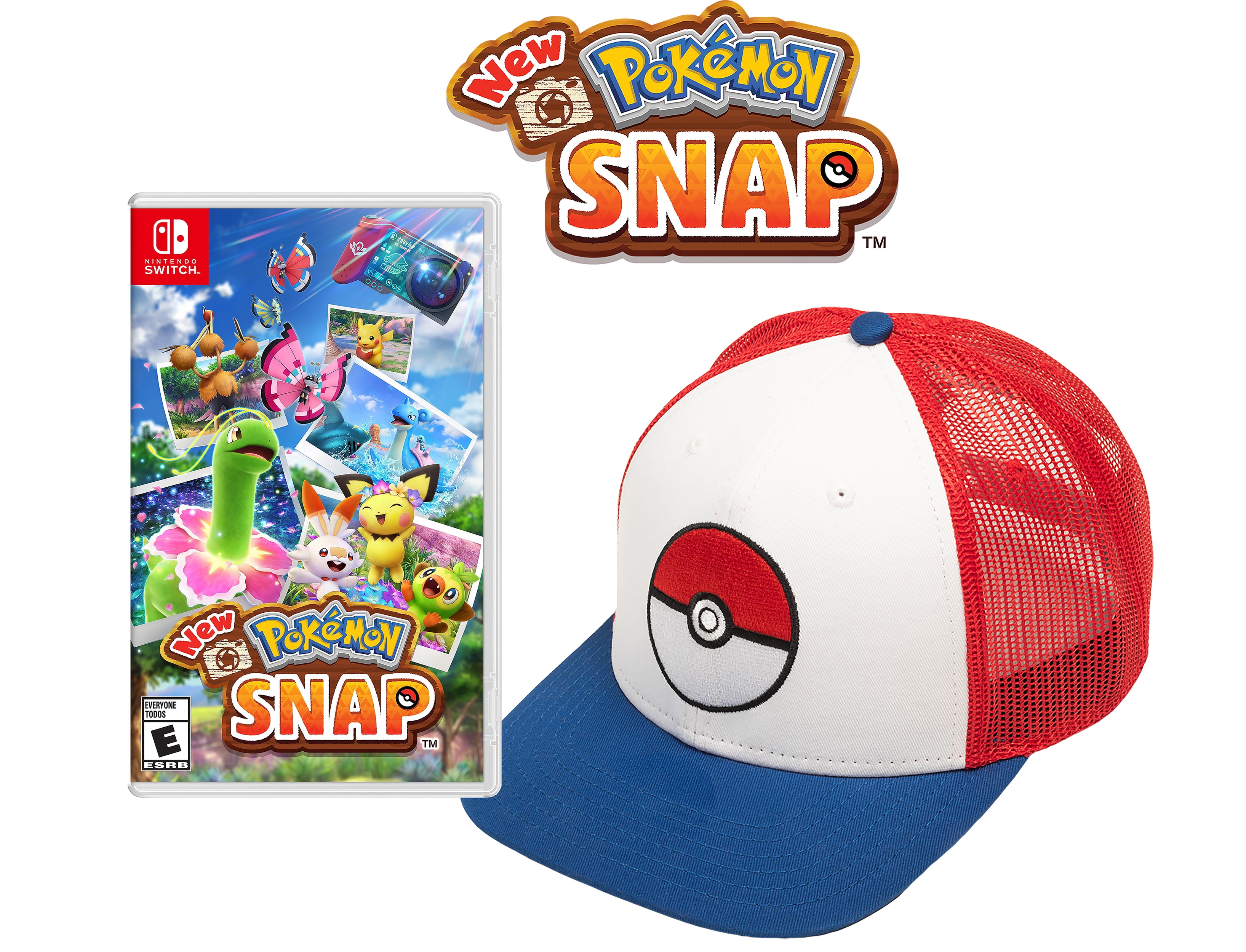 New Pokémon Snap & Pokeball Hat (Gift With Purchase) - Walmart.com