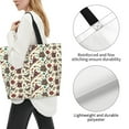 thumbnail image 3 of Fotbe Insects A Bolsa Tote Estética de Lona con Estampado para Mujer - Bolsa Reutilizable de Hombro Casual para Vacaciones, Compras, Trabajo y Gimnasio, 3 of 8
