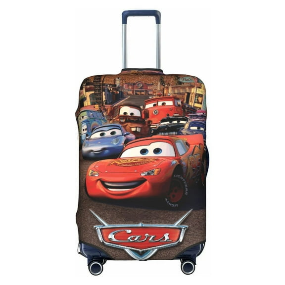 Double-sided Printed Luggage Cover Lightning McQueen Travel Suitcase Protector Baggage Covers X-Large