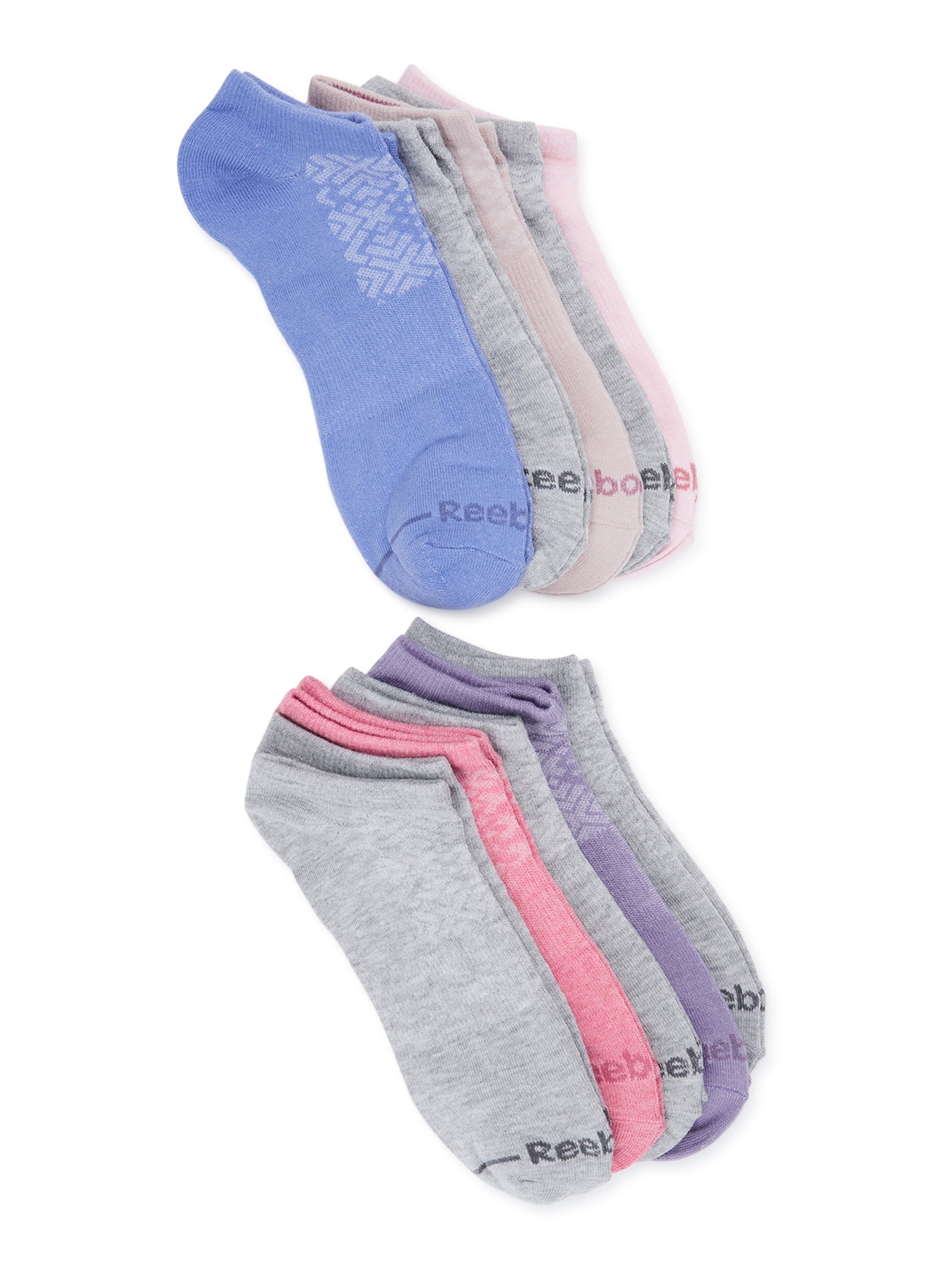 Reebok Women's Performance Lightweight No Show Socks, 10Pack