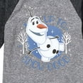 thumbnail image 3 of Frozen 2 - Up To Snow Good - Toddler And Youth Raglan Graphic T-Shirt, 3 of 4