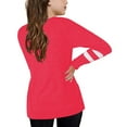 thumbnail image 5 of Girls T Shirts Round Neck Long Sleeve Patchwork Children Tee Spring Fall Casual Loose Shirts Size 8-9Y, 5 of 6