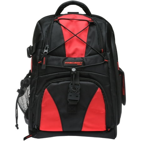 Precision Design Multi-Use Laptop / Tablet Digital SLR Camera Backpack Case (Black/Red)