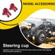 thumbnail image 2 of Tholdsy Copa de dirección de 2 piezas Copas de dirección Instalación práctica para autos RC Plata Kits de construcción modelo Rojo Tholdsy FN001477-04, 2 of 6