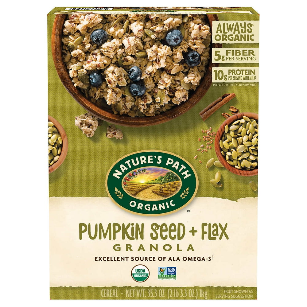 Nature's Path Organic Pumpkin Seed + Flax Granola, 35.3 oz Walmart