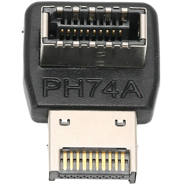 Adaptador, Conexión Estable Adaptador USB3.1 TYPE E Placa Base De Computadora Adaptador USB3.1 TYPEE Codo De Dirección De 90 Grados