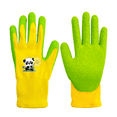 thumbnail image 2 of Kids Yellow Waterproof Natural Rubber Gardening Gloves with Soft Knitted Liner, by Qear, 2 of 6