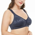thumbnail image 3 of Wingslove Women's Full Coverage Plus Size Non Padded Wireless Minimizer Bra, 3 of 8