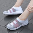 thumbnail image 3 of Zapatillas de deporte con calcetín para mujer, cómodas y transpirables, sin cordones, informales para caminar, 3 of 4