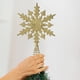 thumbnail image 5 of Adornos navideños de estrella de hierro para la parte superior del árbol de Navidad, estrella de cinco puntas, estrella tridimensional hueca radiante, adorno brillante para la parte superior del árbol, 5 of 6