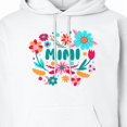 thumbnail image 3 of Inktastic Mimi Retro Flowers Adult Hoodie Sweatshirt, 3 of 4