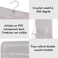 thumbnail image 3 of Organizador de bolsos para colgar, 8 bolsillos, tela Oxford, plegable y universal, para armario familiar y dormitorio., 3 of 5