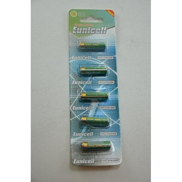 5 Pcs BRAND NEW A27 / 27A / MN27 / GP27A / 12v Eunicell Alkaline Battery Batteries
