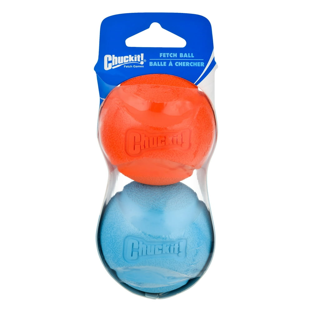 Chuckit! Rubber Fetch Ball Dog Toy, Medium, 2 Count