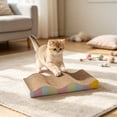 thumbnail image 5 of Cats Scratching Board Corrugated Cardboard Claw Sharpener Corrugated Cardboard Scratch Pad For Indoor Cats Pet Furniture Toy, 5 of 6