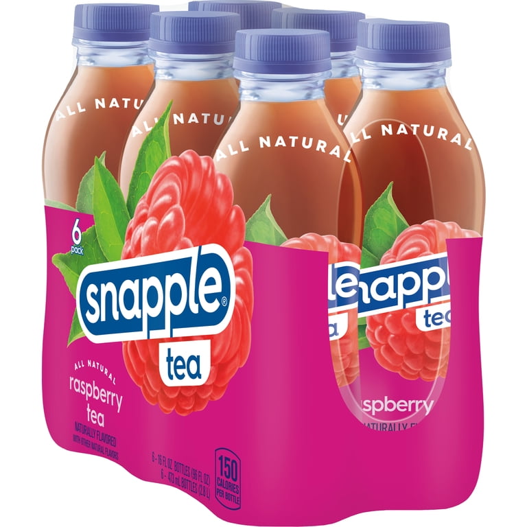 Snapple Raspberry Tea, 16 fl oz Bottles, 6 Pack photo 6