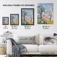 thumbnail image 3 of Abstract Trippy Pastel Trees Landscape Boho Living Room Large Wall Art Poster Print Thick Paper 18X24 Inch, 3 of 5