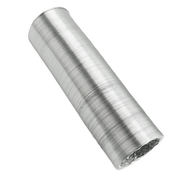 6in Flexible Ducting Hose with 4 Layer Flexible Foil Ducting Dryer Air Vent Hose for HVAC Ventilation, Easy to Install for Conveying and Discharging Air