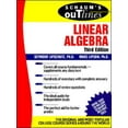 thumbnail image 1 of Pre-Owned Schaum's Outline of Linear Algebra (Paperback) 0071362002 9780071362009, 1 of 1