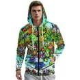 thumbnail image 2 of Plants Vs Zombies Zip Up Hoodie Pullover Hooded Long Sleeve Sweatshirts Tops Blouse with Pocket for Mens Womens, 2 of 8