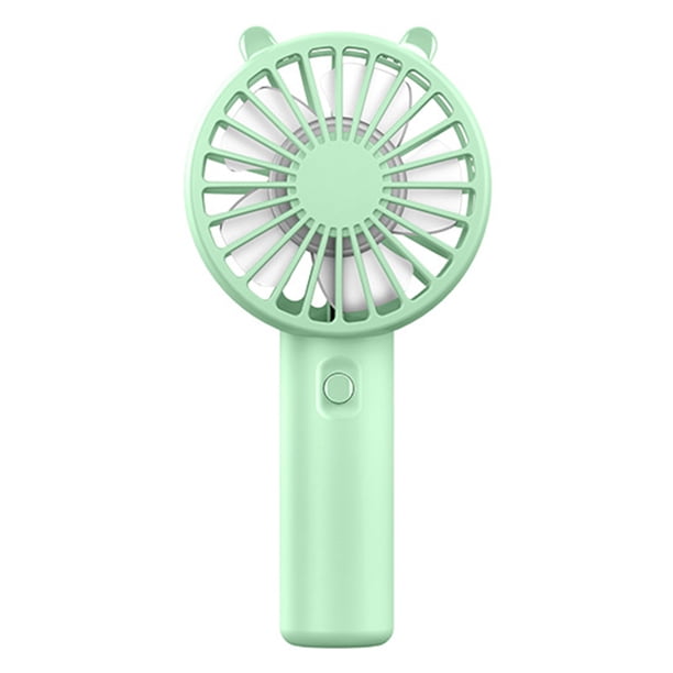 Mini Ventilador Portátil USB Recargable 300 MAh Mini Enfriador Aire Escritorio (verde)