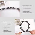 thumbnail image 3 of for Makeup Wash Face 2024 New Thin Elegant Small Clips Exquisite Black Braided Headband Vintage Pearl Hair Hoop Bangs Hairpin Korean Hair Accerrory E, 3 of 8
