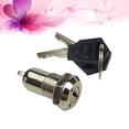 thumbnail image 4 of Key Lock Switch Metal Silver For General Users Garage Door Use 1Pack 4.7x1.2x1.2in, 4 of 8