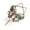 dark green, variant on Women Sleeveless Halterneck Strappy Camisole Crop Top Butterfly Embroidery Crisscross Tie Backless Beach Bras