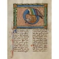 thumbnail image 3 of Franco-Flemish 13th Century 19x24 Black Modern Framed Museum Art Print Titled - A Dragon-like Snake, 3 of 5