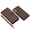 Brown, variant on Mynvo for Samsung Galaxy S26 FE Case, 2-in-1 Detachable Magnetic Wallet Case with Card Holder, Compatible with MagSafe Kickstand Wrist Strap Premium PU Leather Folio Cover, Red