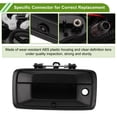 thumbnail image 4 of Unique Bargains No.23128692/23156952/23448681 Tailgate Handle Backup Camera for Chevrolet Silverado for GMC Sierra 2500 Rear View Reversing Park Assist Camera 1 Set, 4 of 7